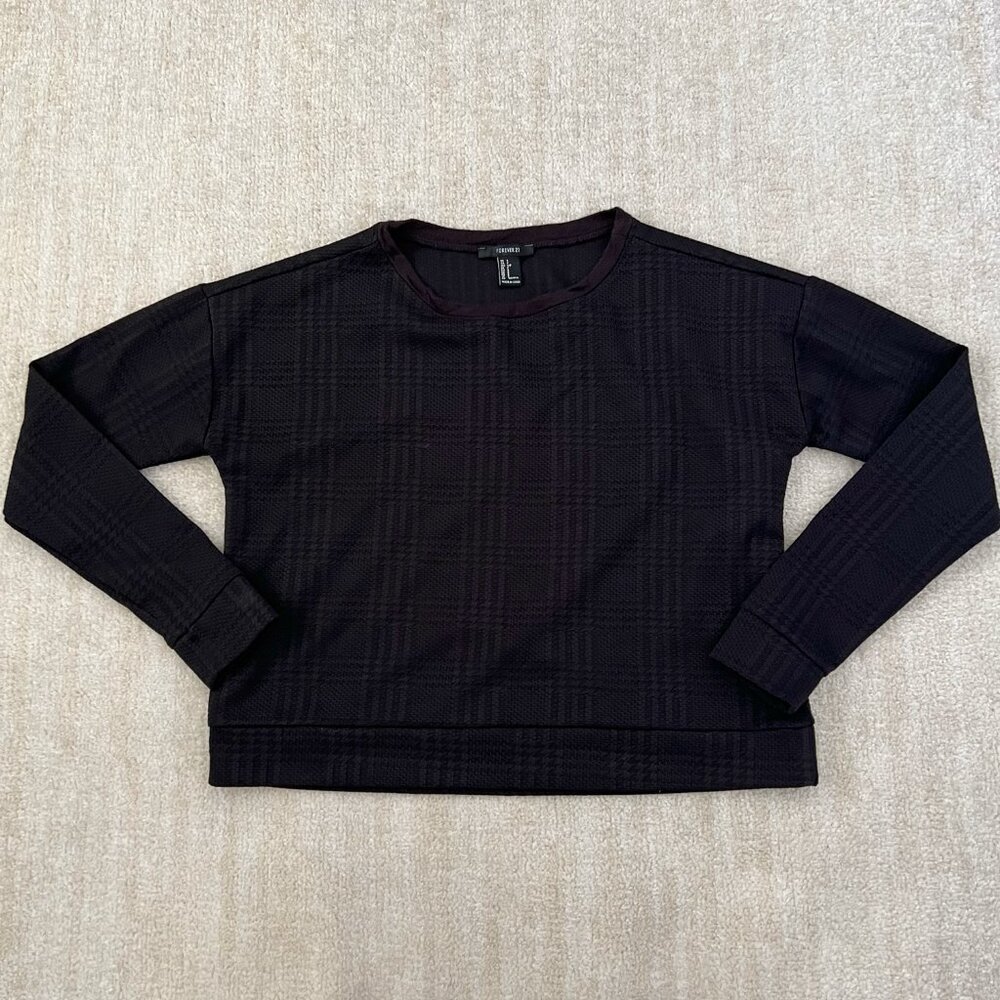 3 for $6 Forever 21 Crewneck Long Sleeve Knit Top S